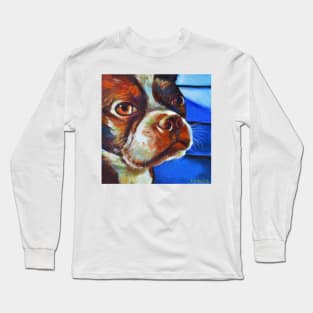 Classy Hank the BOSTON TERRIER Long Sleeve T-Shirt